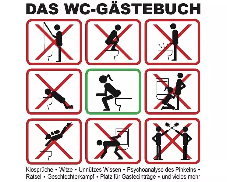 Das WC-Gästebuch