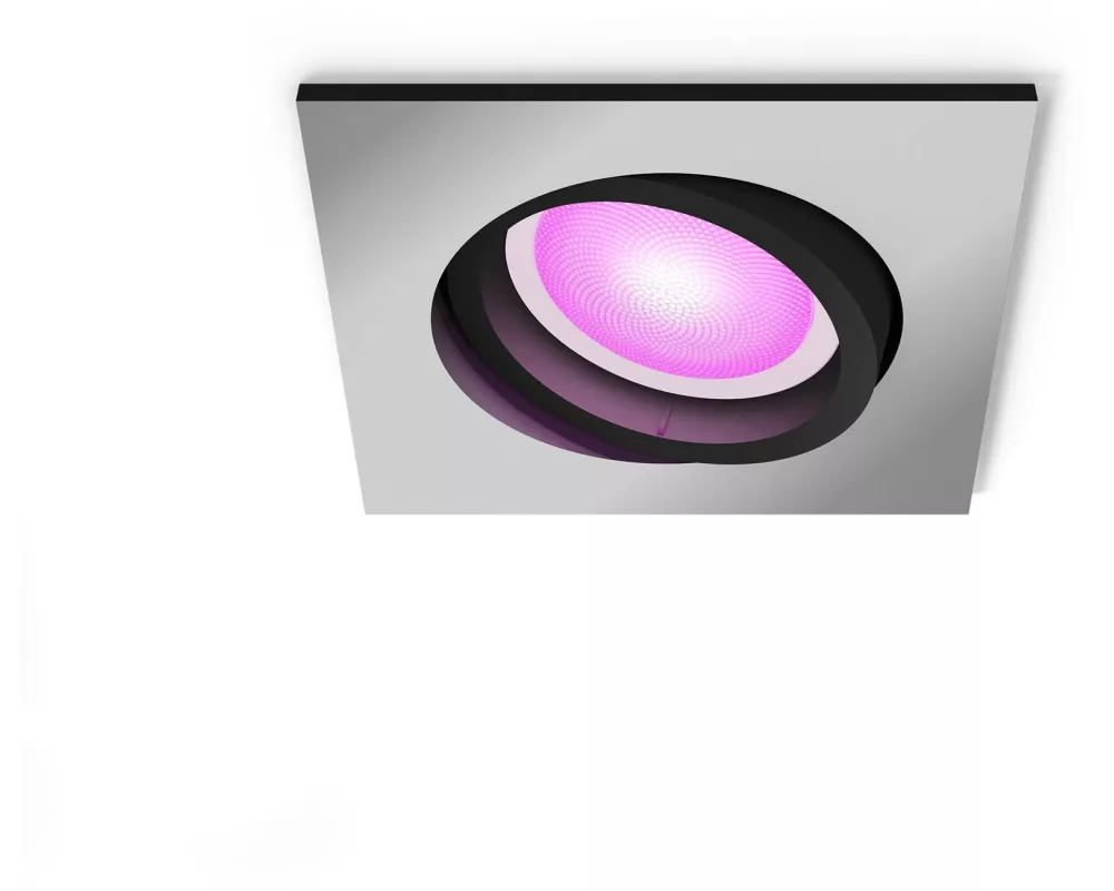 Philips Hue White & Color Ambiance Centura Einbauspot Eckig Aluminium