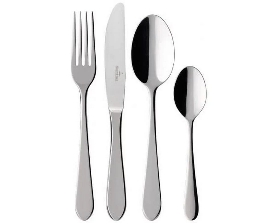Villeroy & Boch Besteck-Set Oscar Tafelbesteck 24-teilig, Silber