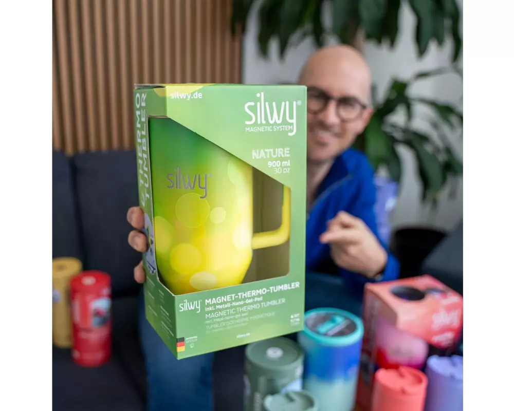 Silwy Magnet-Thermo-Tumbler NATURE