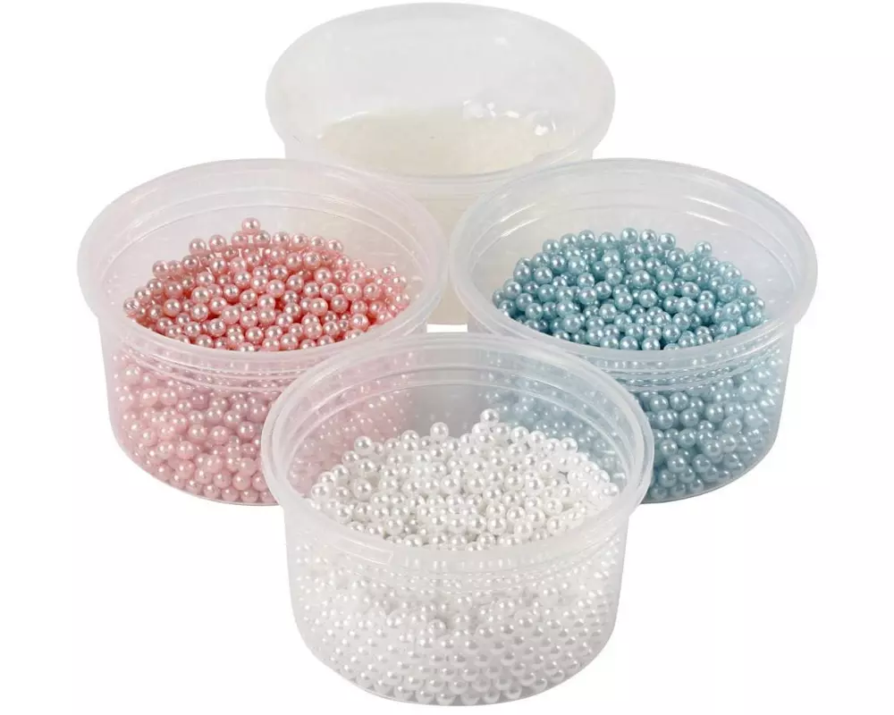 Creativ Company Modellier-Set Pearl Clay 3 x 25 g