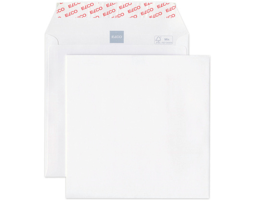 ELCO Couvert Premium 175x175/38mm 40978 120g, weiss, Klebung 500 Stk.
