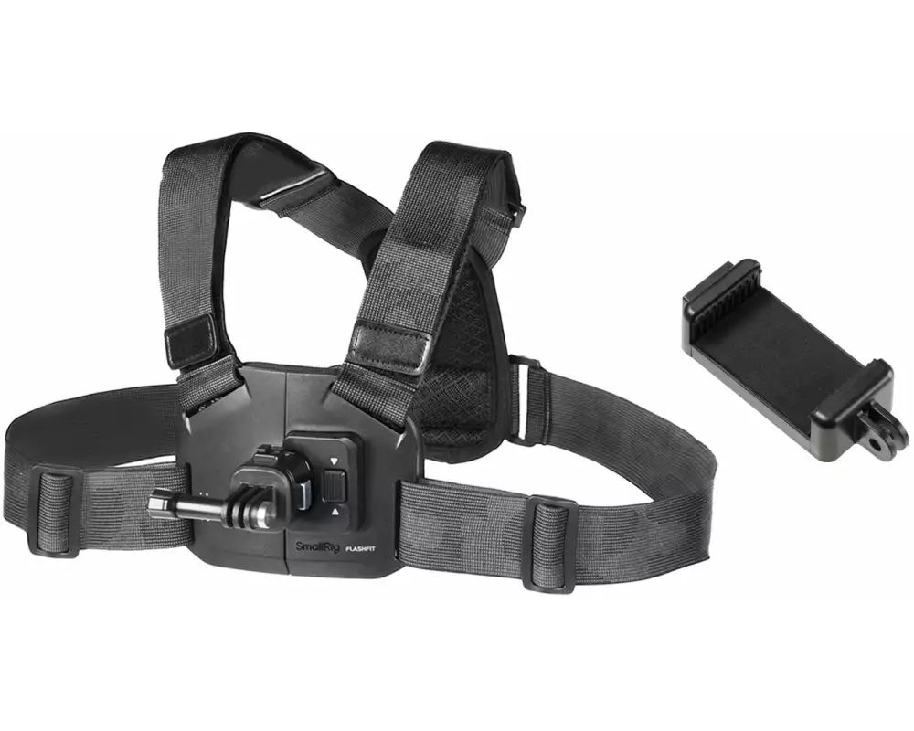 Smallrig 6308 Brusthalterung für Smartphones und Action-Kameras