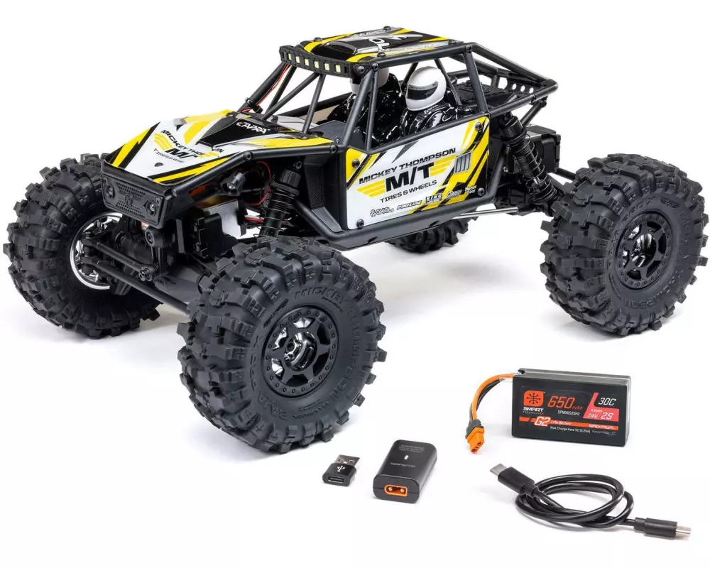 Axial Buggy Capra UTB18 4WS RTR, Gelb