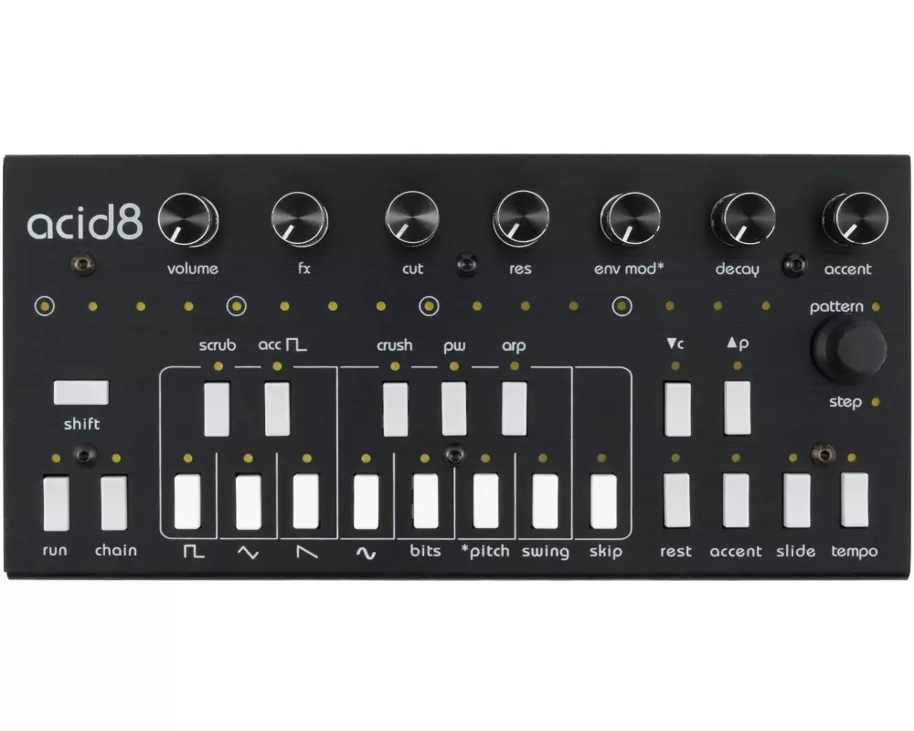 Twisted Electrons Acid8 MKII Hybrid, Desktop-Modul, 8-Bit-Oszillator