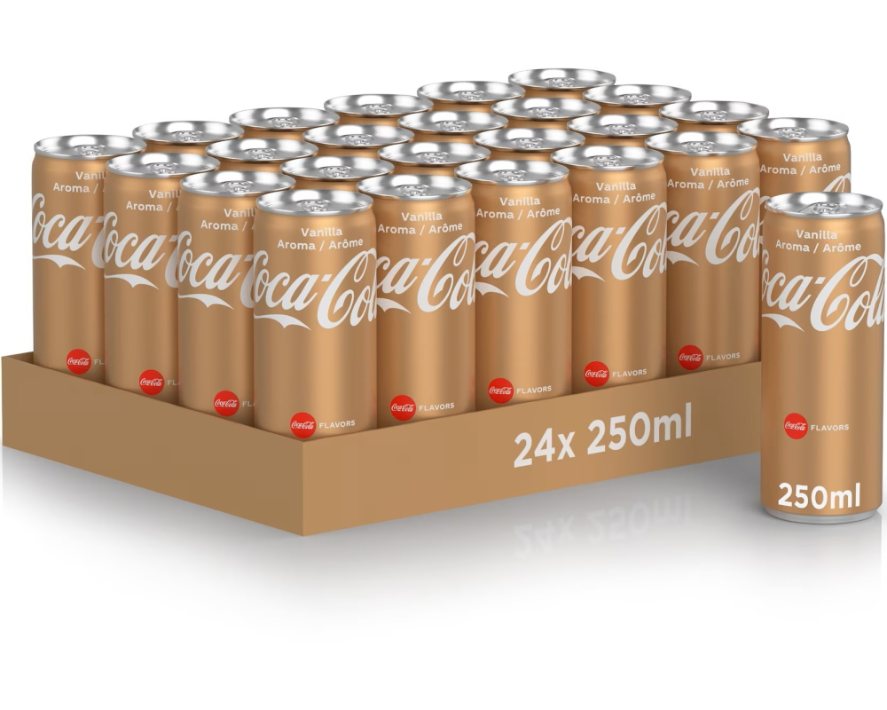 COCA COLA Vanilla, Alu 129400000877 25 cl, 24 Stk.