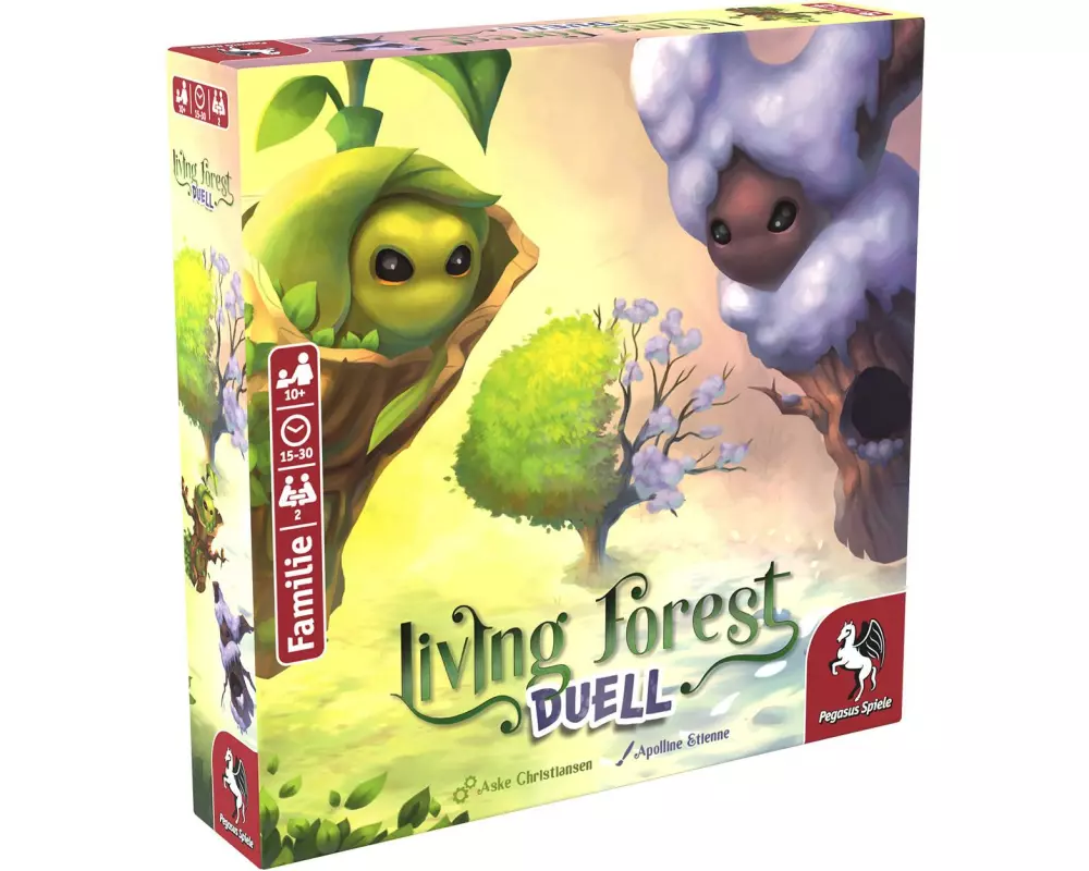 Pegasus Spiele Familienspiel Living Forest Duell -DE-