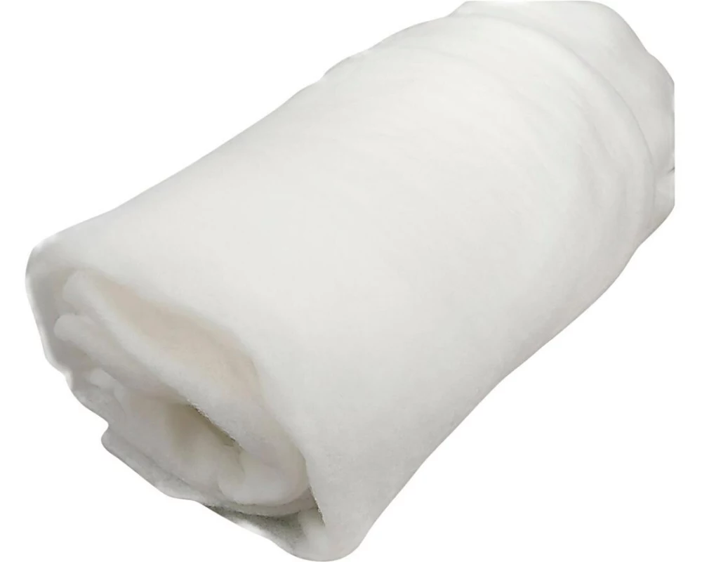 Creativ Company Watteflies 160 cm x 10 m, Polyester, Weiss