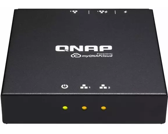 QNAP QWU-100, 2 LAN port, Wake-On-Wan device, powered with USB type-C or PoE LAN port