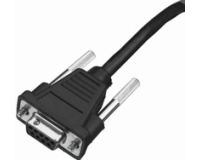 RS232 BLACK DB9 FEMALE CABLE