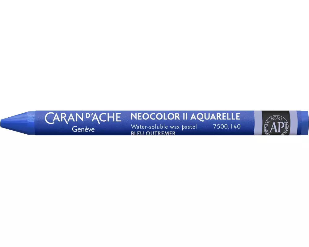 Caran d'Ache Wachsmalstifte Neocolor 2 wasservermalbar Ultramarin