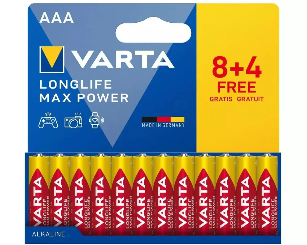 Varta Batterie Longlife Max Power AA+AAA , 48 Stück