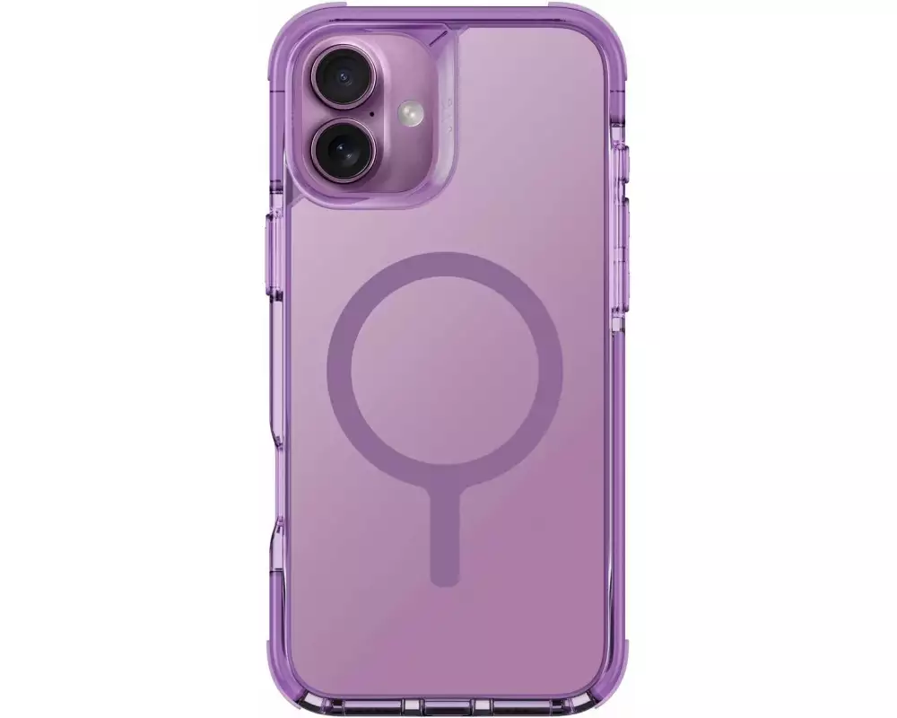 Uniq Back Cover Combat Hybrid iPhone 16 Plus Pink