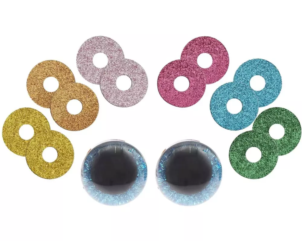 Rico Design Sicherheitsaugen mit 6 Farben zur Auswahl 40 mm 2 Stk.