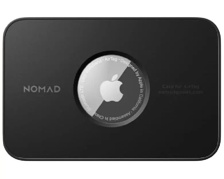Nomad AirTag Karte Schwarz