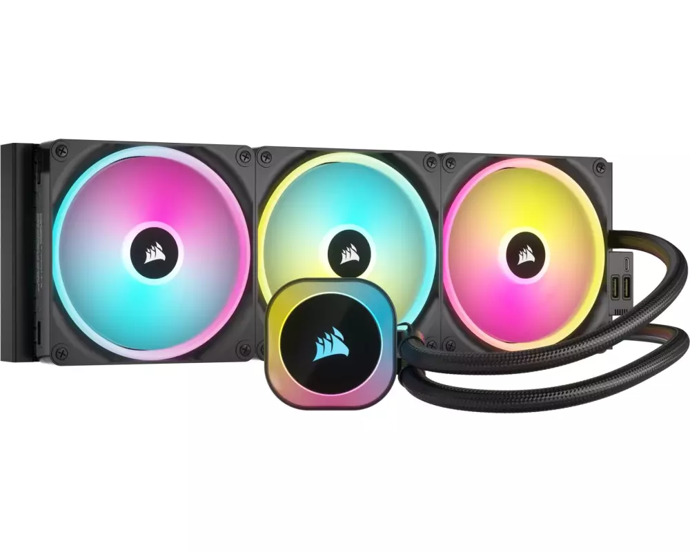 Corsair Wasserkühlung iCUE LINK H170i RGB Schwarz