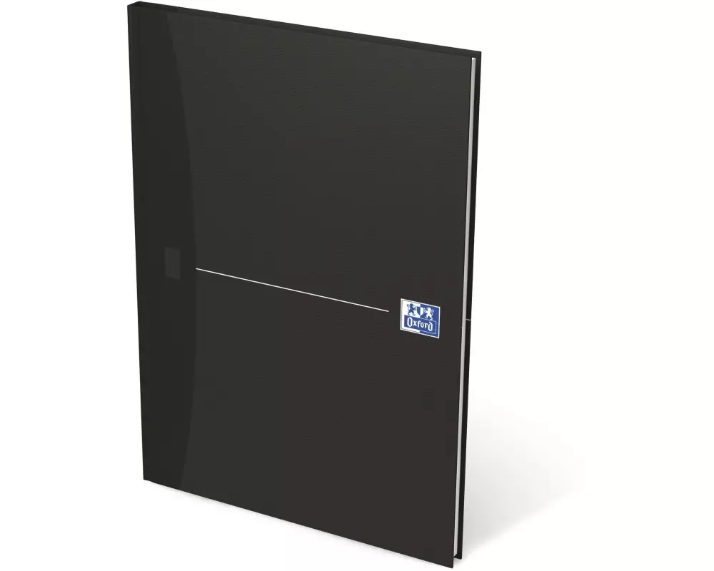 Oxford Notizbuch Office Essentials, A4, Blanko, Schwarz