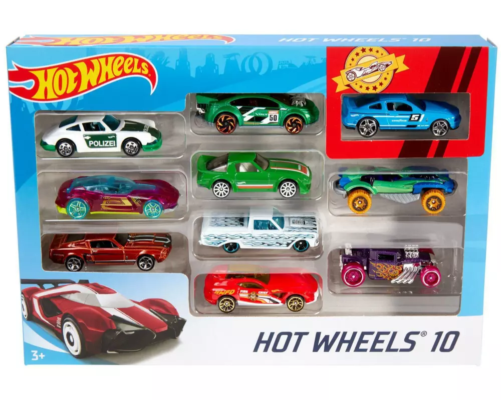 Hot Wheels Action Cars 10er Geschenkset