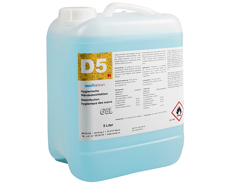 WEITA Händedsinfetkion D5 5lt 332141