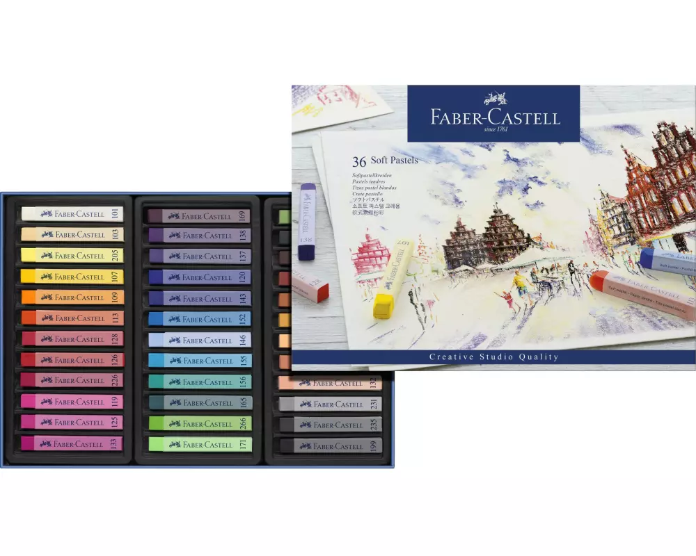 Faber-Castell Pastellkreide Soft 36 Stück