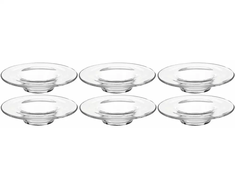 Montana Untertasse Brasil für Kaffee, 6 Stück, Transparent