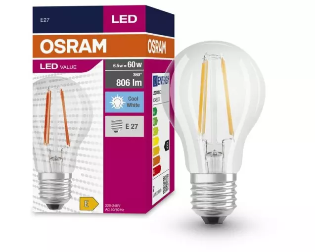 OSRAM Lampe LED VALUE CLASSIC A Neutralweiss (NW)