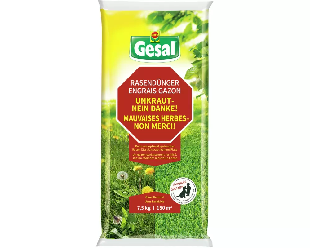 Gesal Rasendünger Unkraut-Nein Danke! 7.5 kg