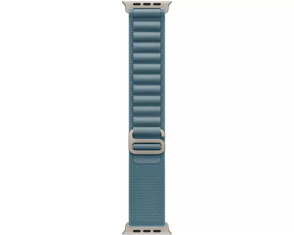 Apple Watch Ultra 3 Natural Titanium Light Blue Alpine Loop S
