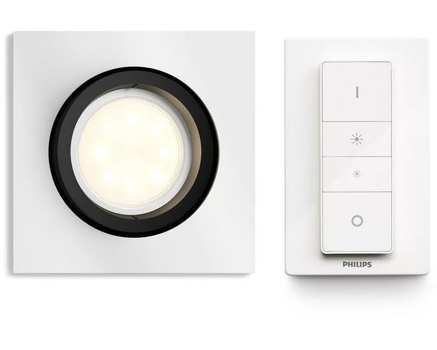 Philips Hue Einbauspot Milliskin 50421/48/P7 GU10 Schwarz