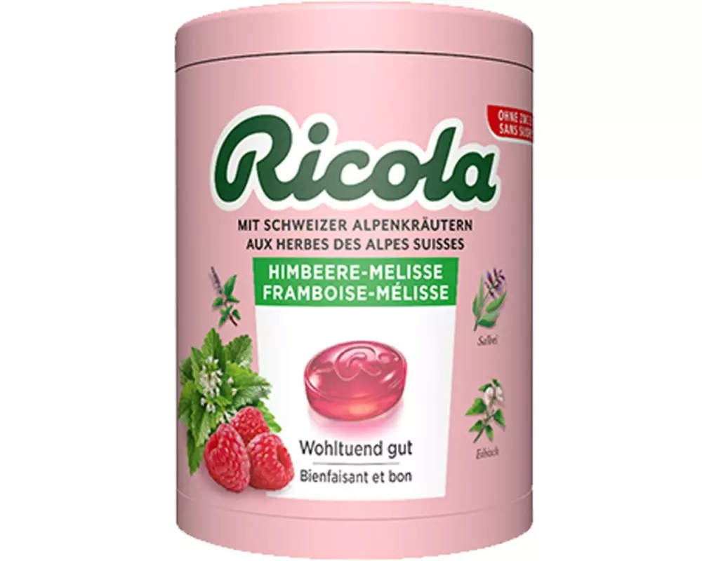 Ricola Bonbons Himbeere-Melisse Dose 100 g