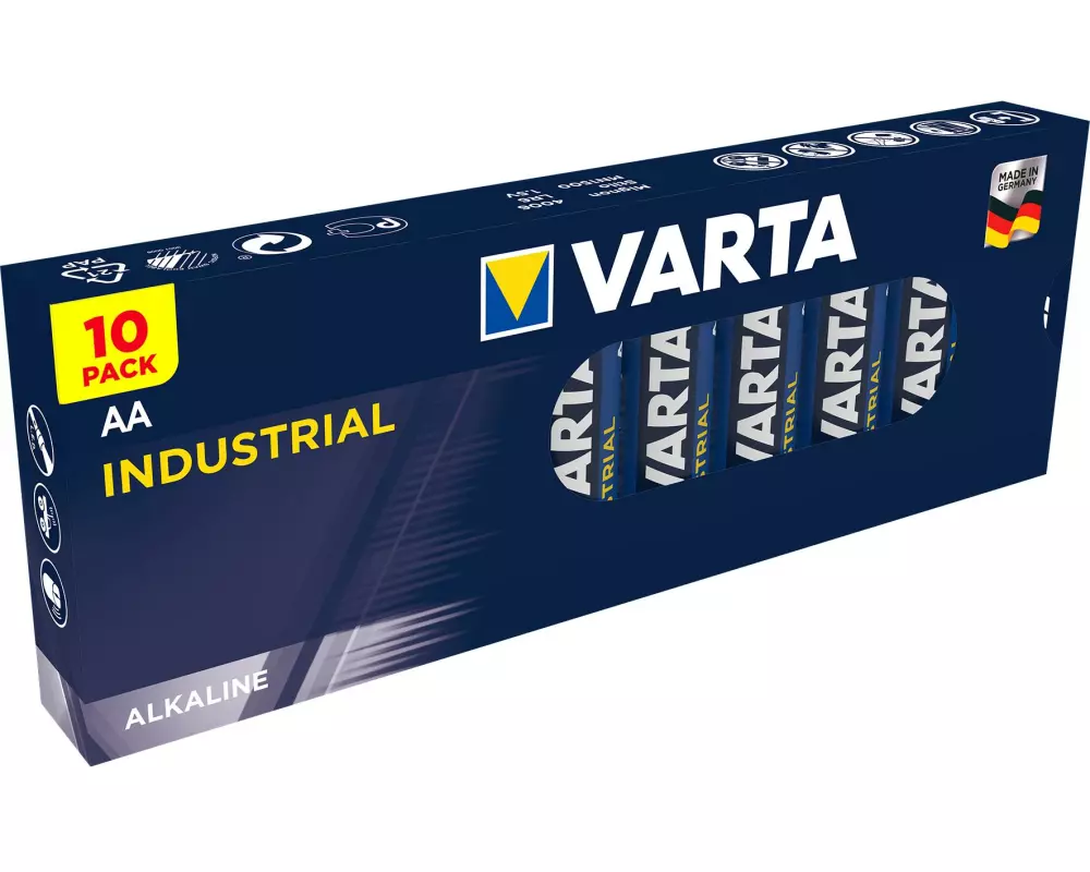 Varta Batterie Industrial Pro , 10 Stück