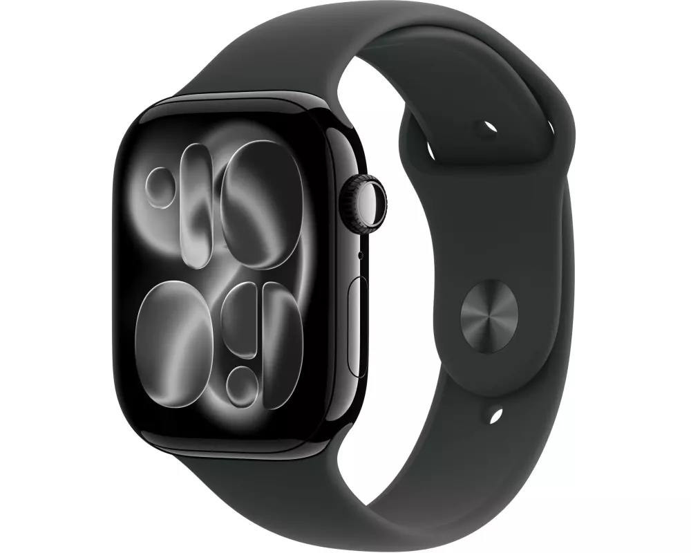 Apple Watch Series 11 46 mm LTE Jet Black Alu Black Sport Band S/M