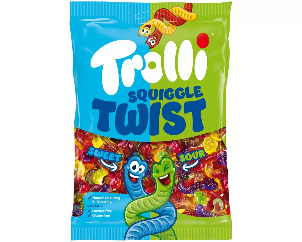 Trolli Gummibonbons Squiggle Twist 175 g