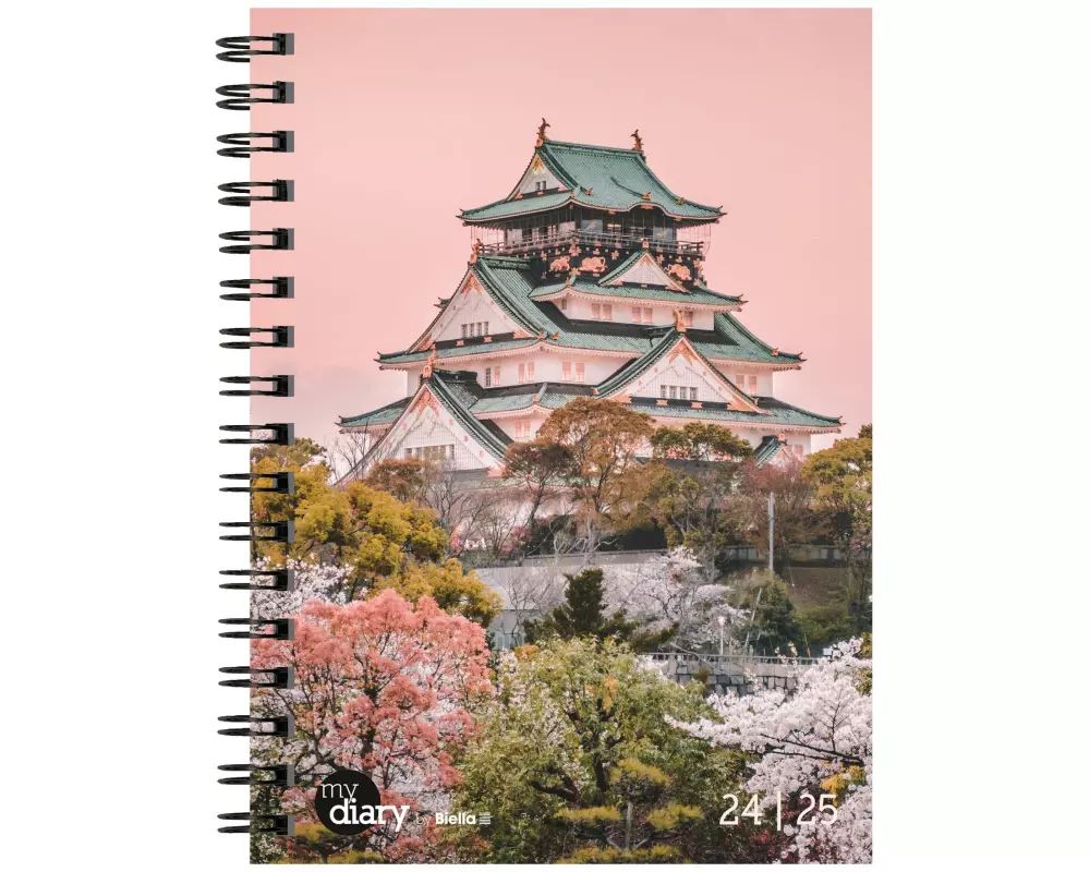 Biella Schüleragenda Mydiary City 24/25 FSC, 3½T/1S, 12 x 16.5 cm