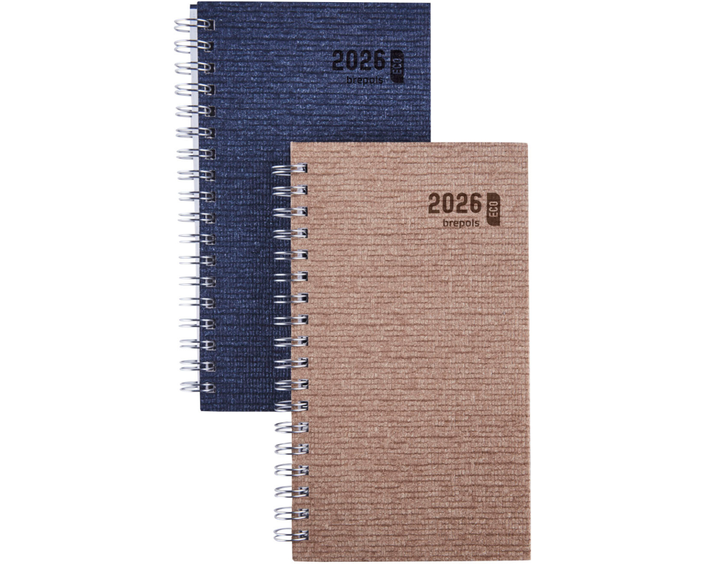 BREPOLS Agenda Ecorama 780 Kazar 2026 0.780.0685 1W/2S ass. 9x16cm