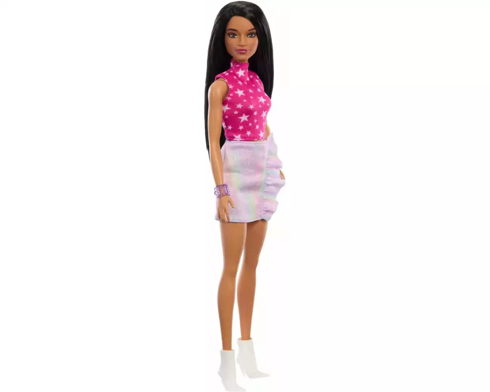 Barbie Puppe Barbie Fashionista Rock Pink and Metallic