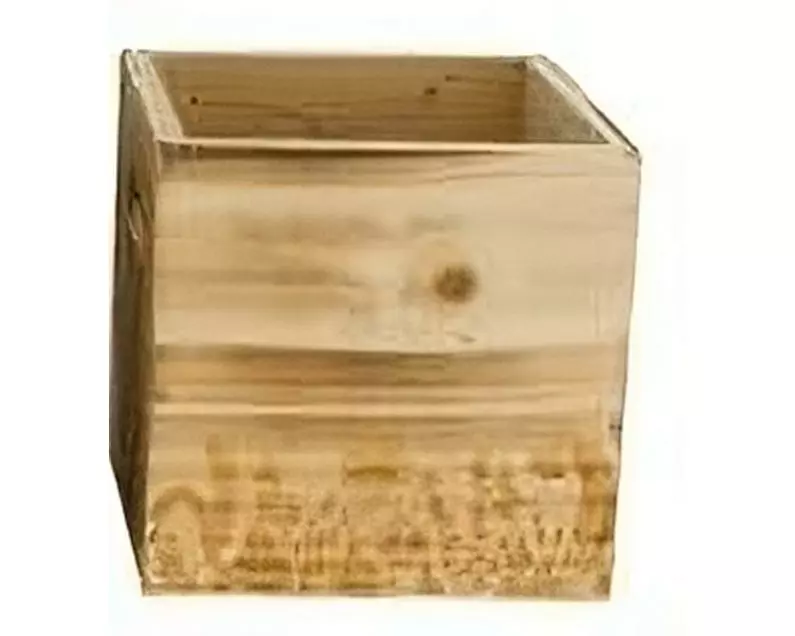 CHALET Pflanzengefäss 10 x 10 x 10 cm, Natur