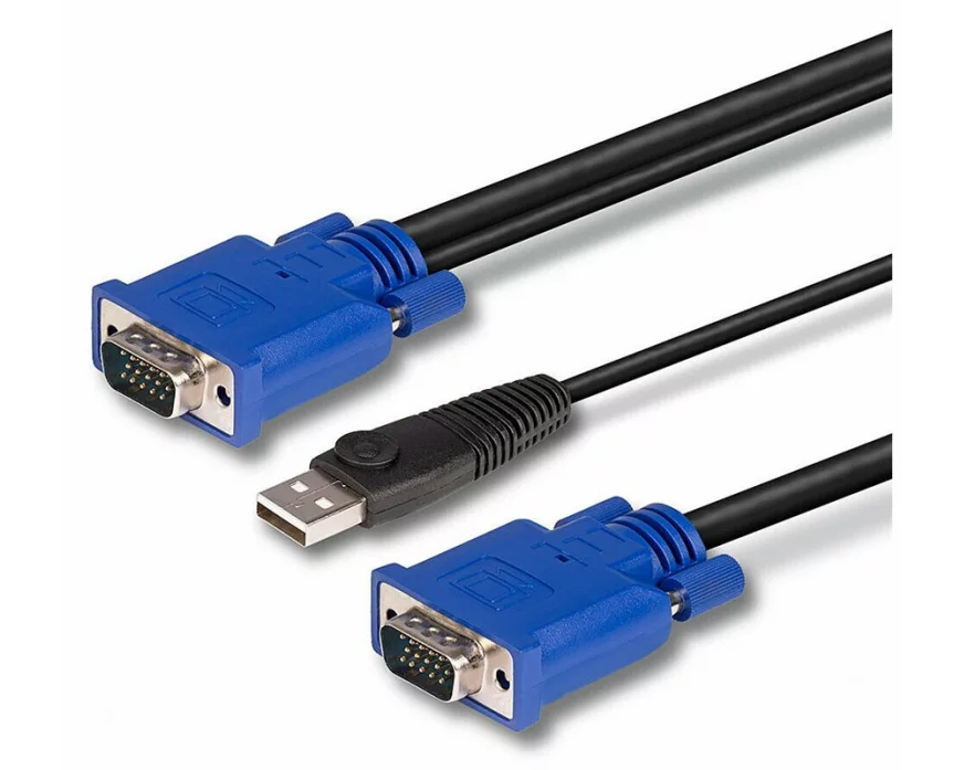 LINDY 2m Combined KVM & USB Cable
