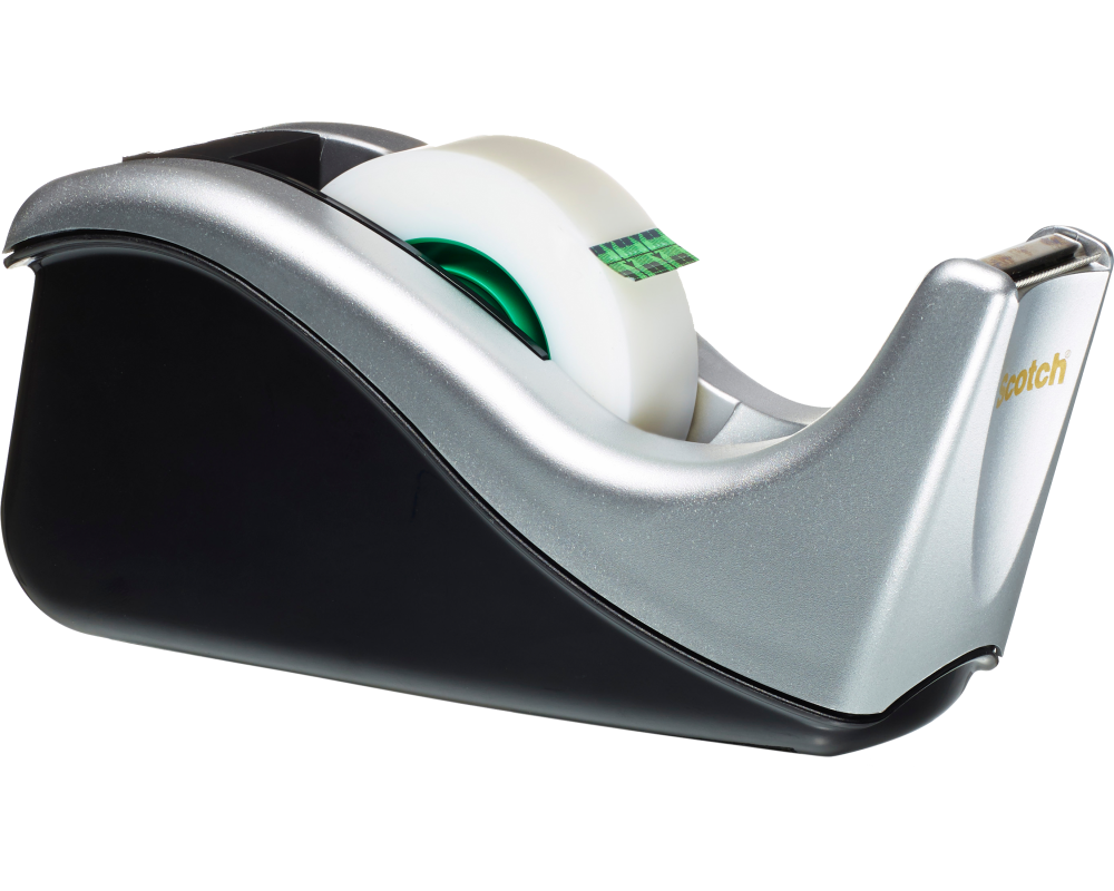SCOTCH Tischabroller silber/schwarz C60-ST inkl.1 Rol.Magic 810 19mmx33m