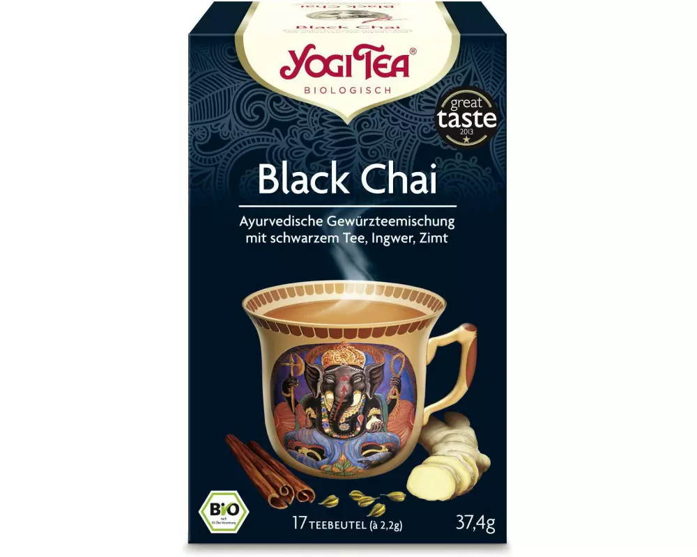 Yogi Tea Teebeutel Bio Gewürztee Black Chai 17 x 2.2 g