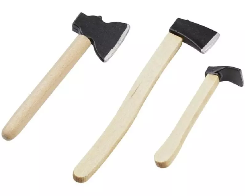 HobbyFun Mini-Utensilien Beilset 3-teilig