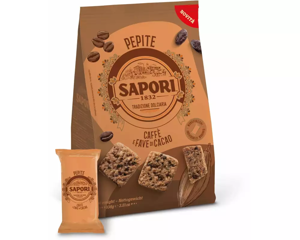 Sapori Guetzli Pepite Kaffee und Kakaobohnen 108 g