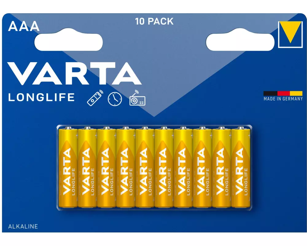 Varta Batterie Longlife AAA , 10 Stück