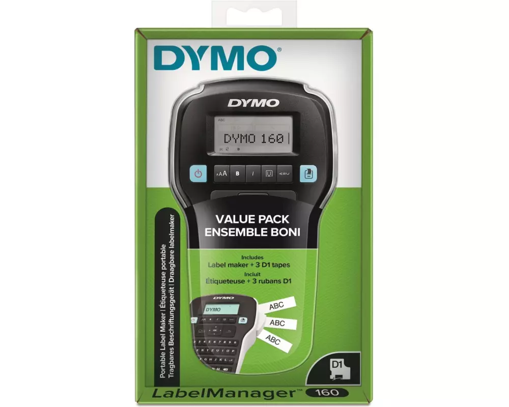 DYMO Beschriftungsgerät LabelManger 160 Value Pack