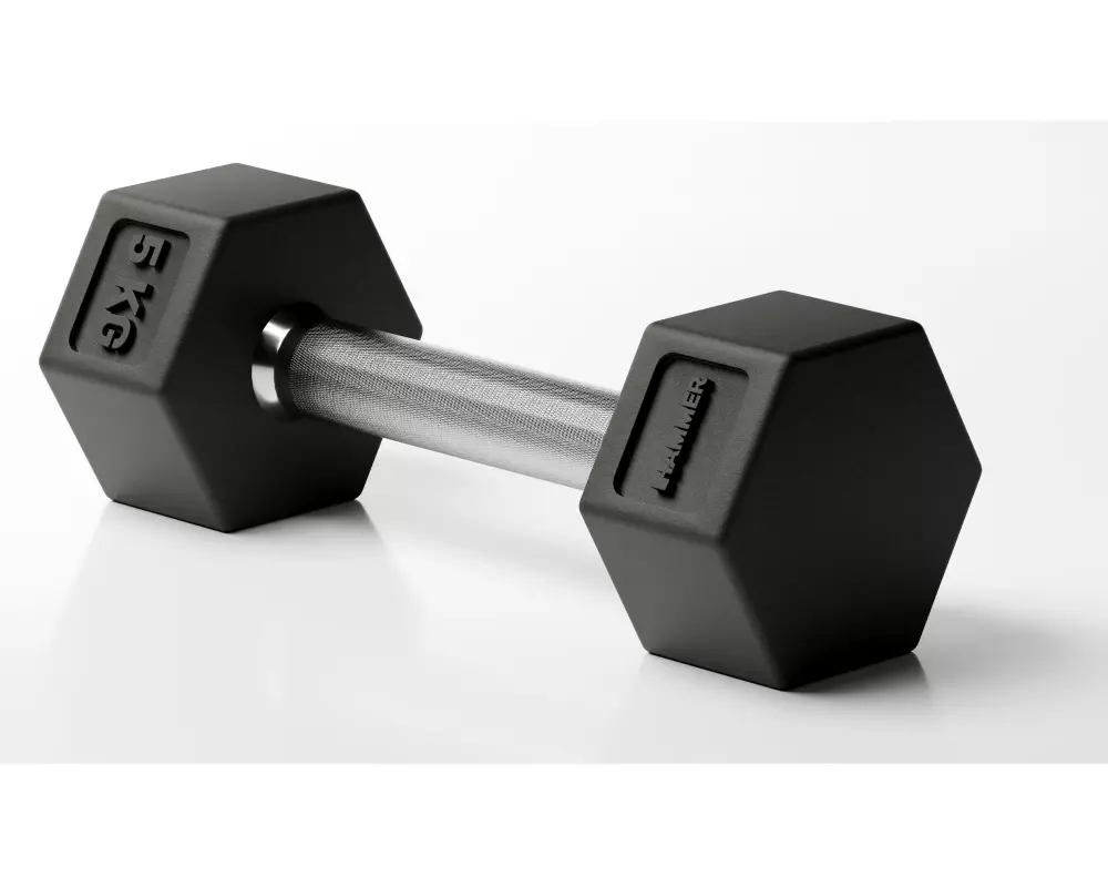 HAMMER Kurzhantel Hexagon PRO 1 x 5 kg
