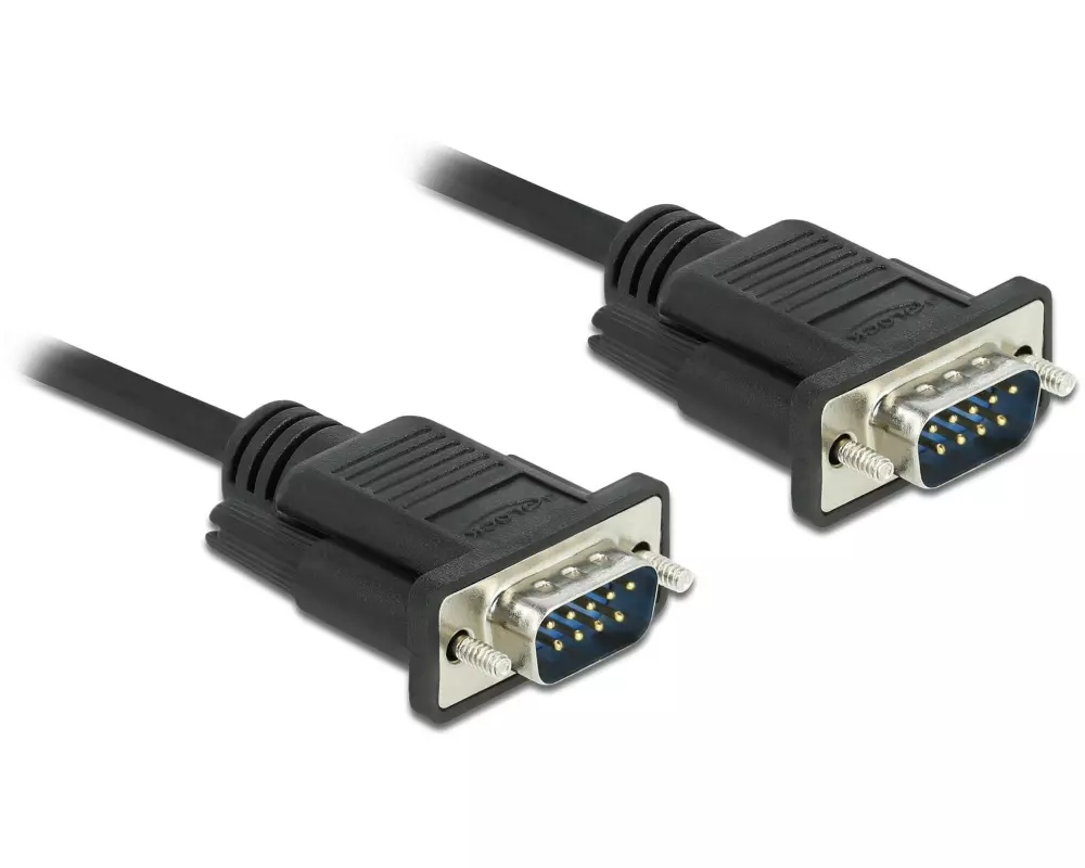 Delock Anschlusskabel RS-232 DB9, m-m 0.5 m