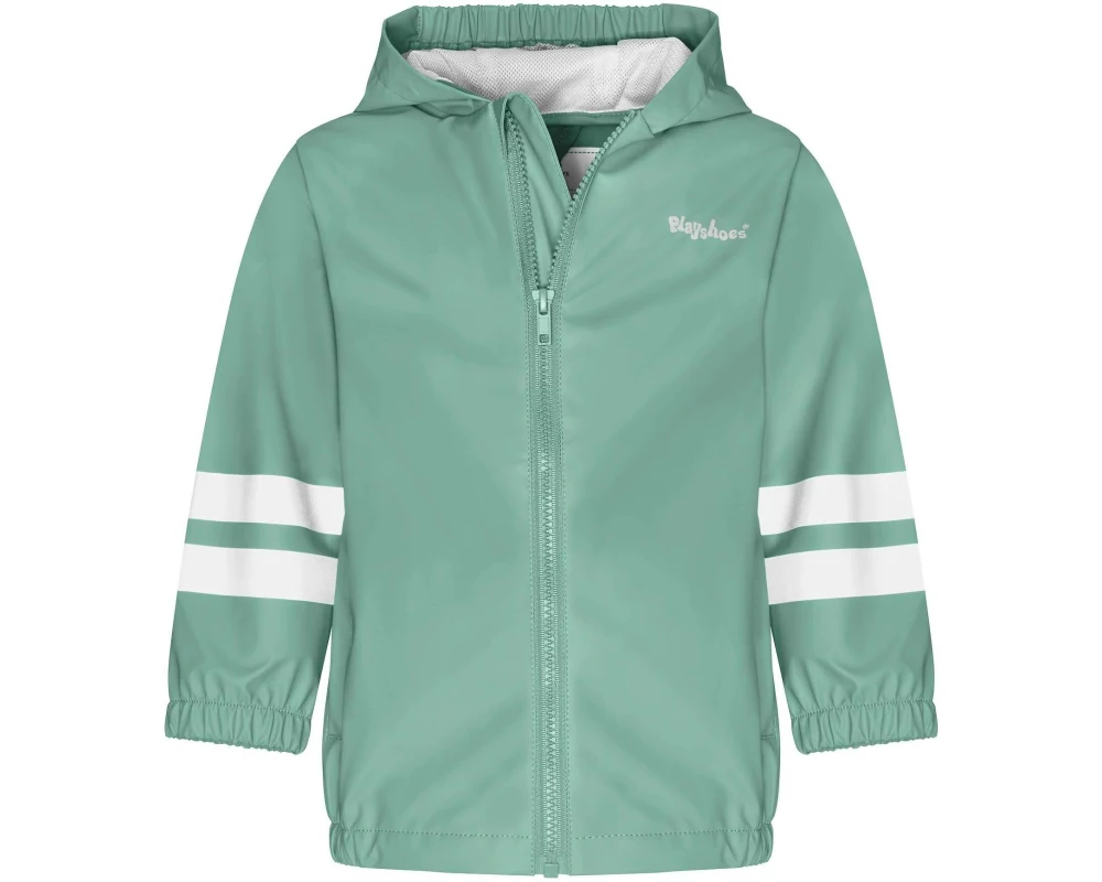 Playshoes Regenjacke Basic Gr. 128, Grün