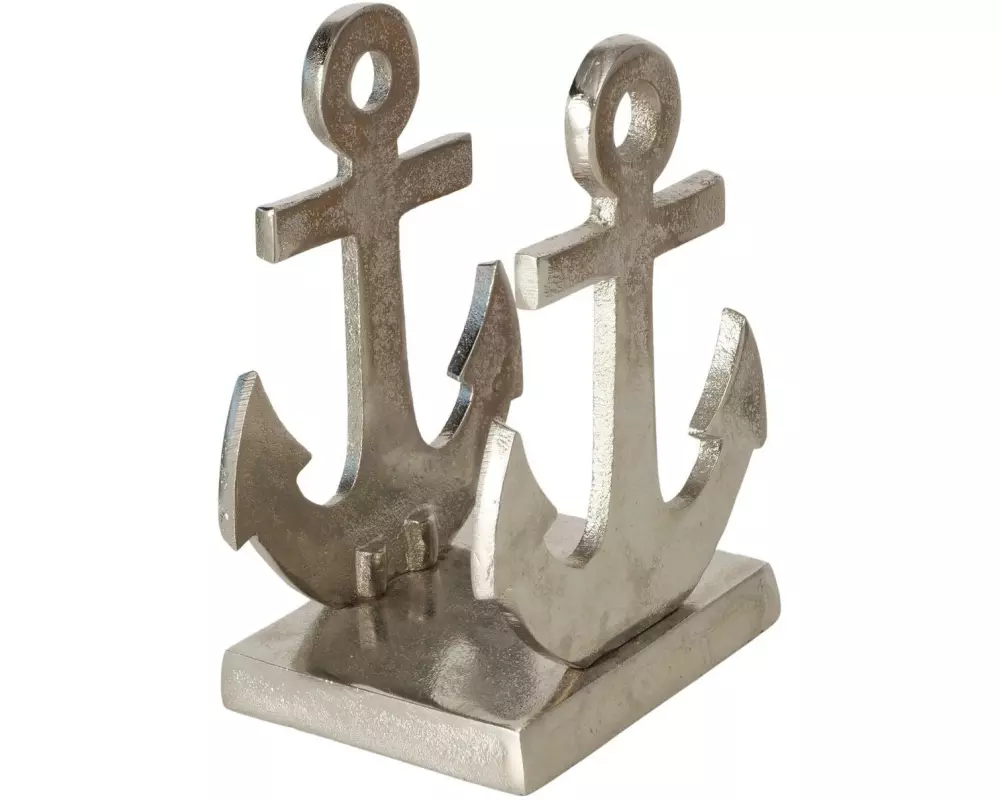 Boltze Serviettenhalter Anker, Silber