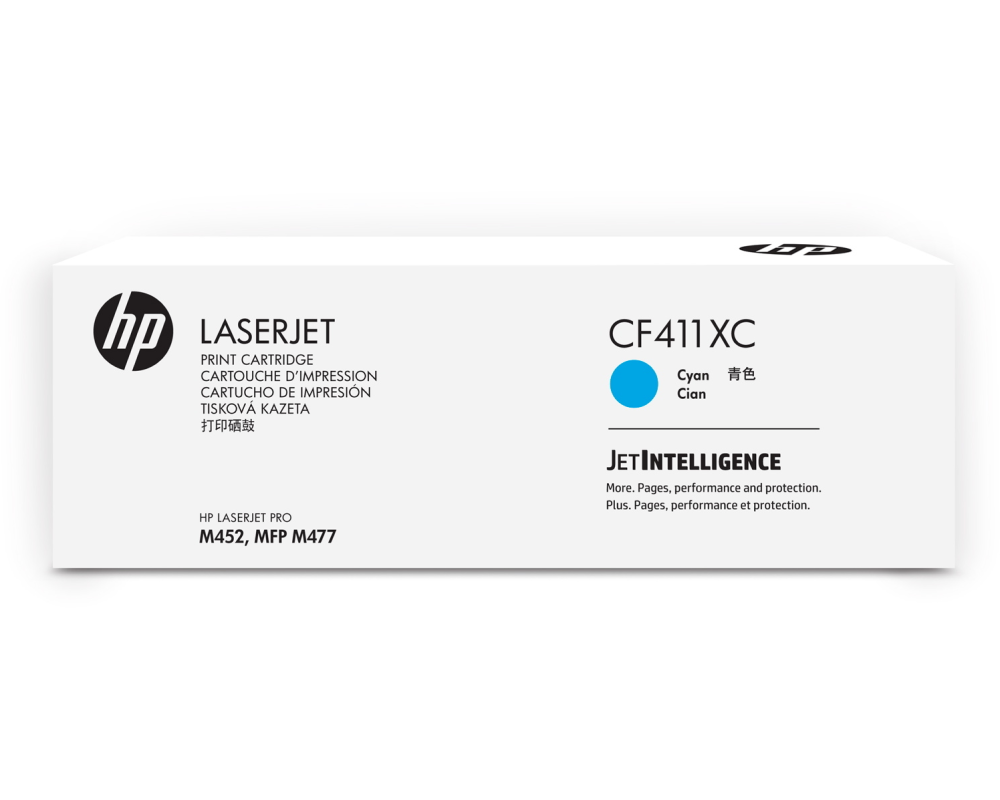 HP Toner-Modul Contract cyan CF411XC CLJ Enterprise M452 5000 S.