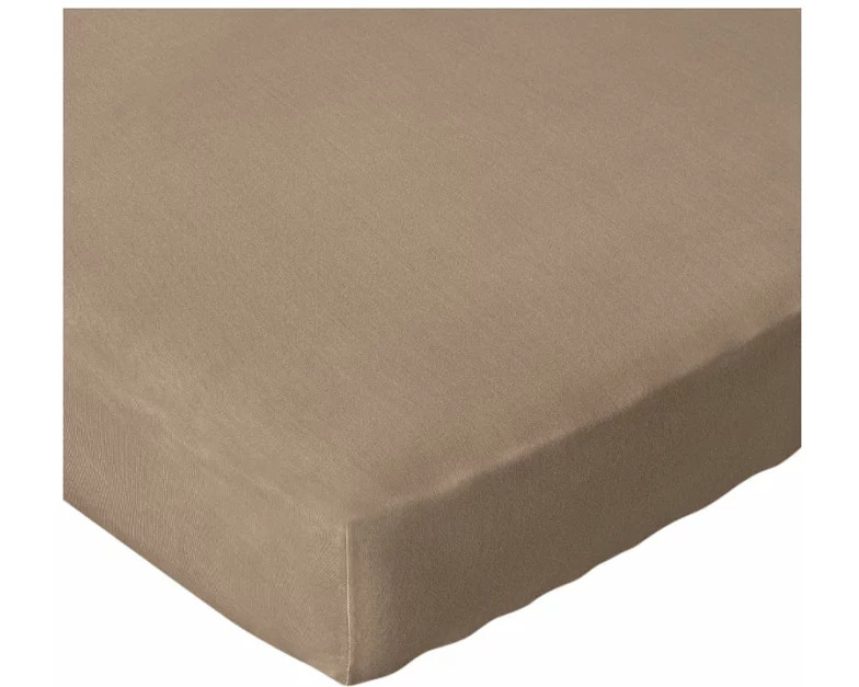 Divina Textil SuperStretch-Fixleintuch 140-160x190-220x17-25 cm taupe